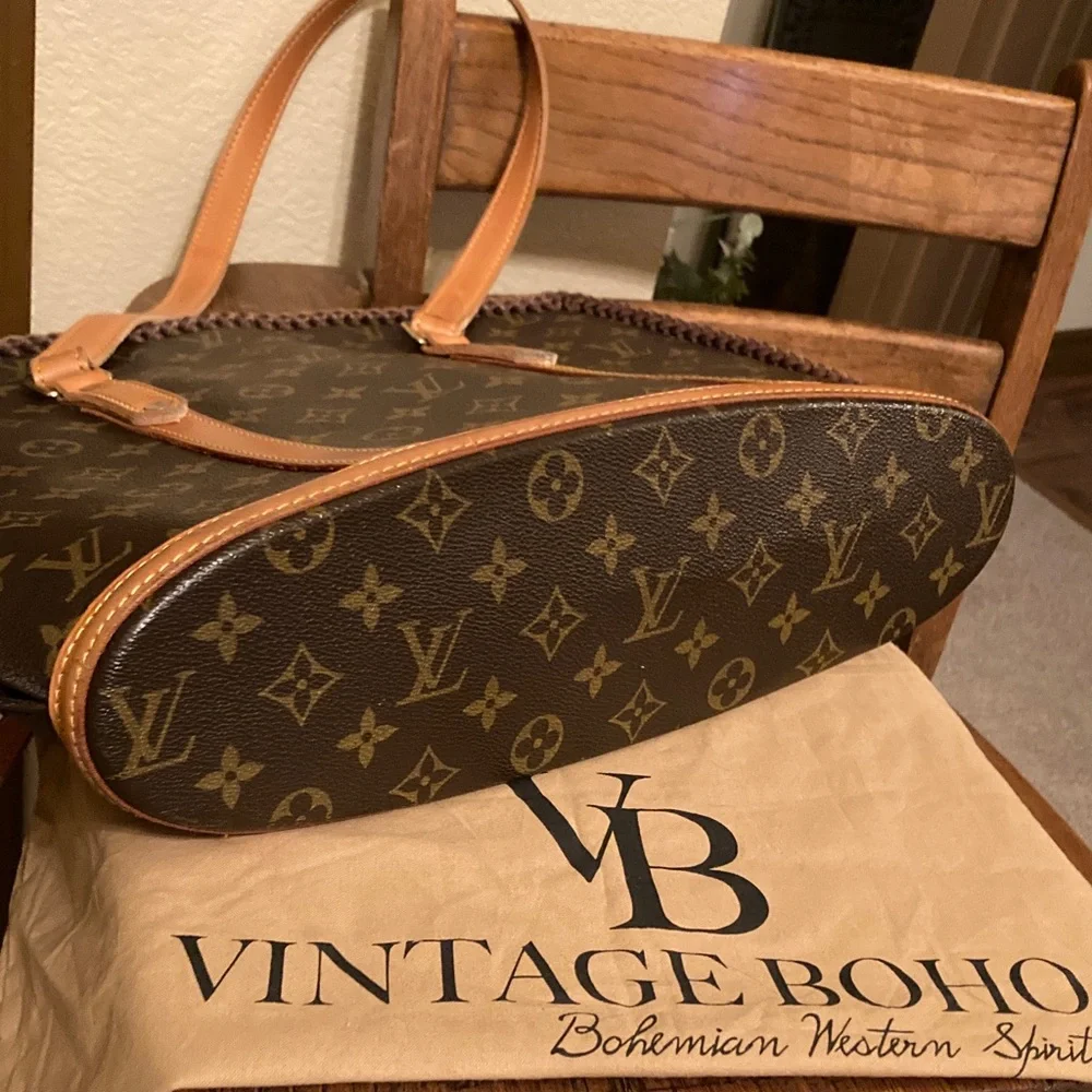 Vintage Boho Louis Vuitton Tote Bag w/Dust Bag EUC - Picture 12 of 12